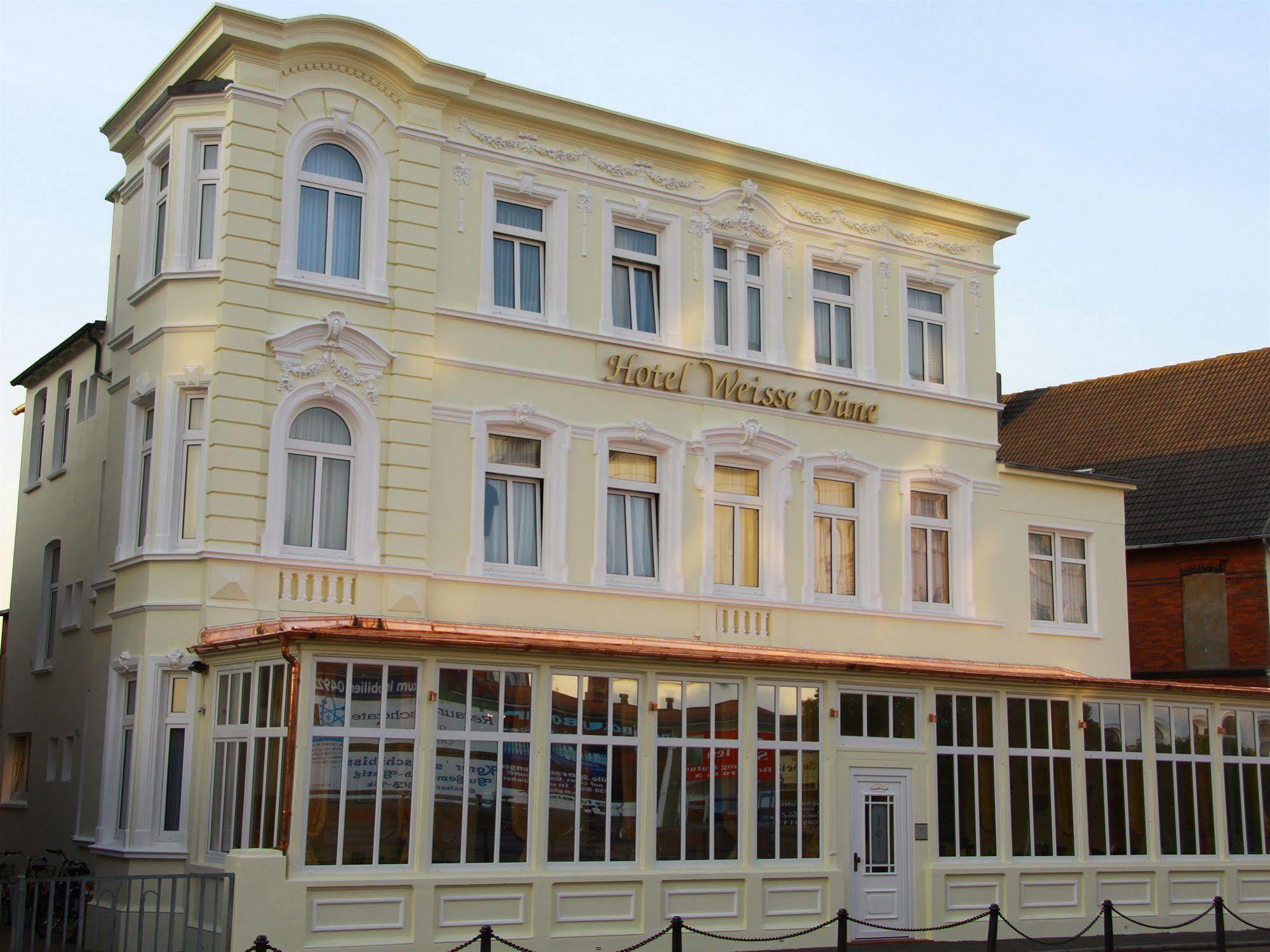 Hotel Weisse Düne Borkum Exterior foto